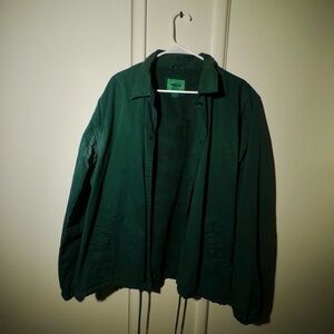 Old Navy Green Lightweight Shirt Jacket